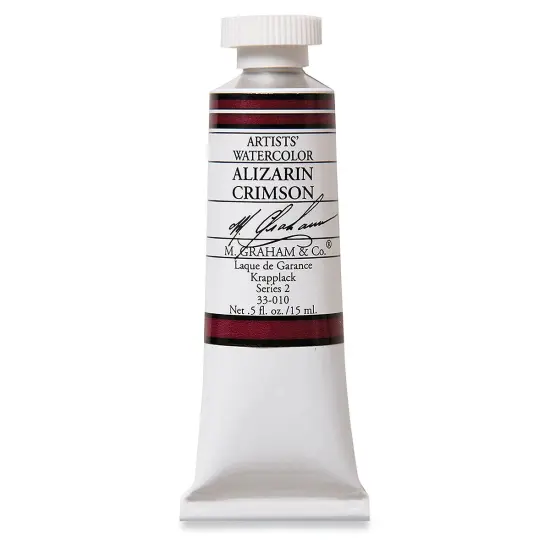 M. Graham Artists' Watercolor - Alizarin Crimson, 15 ml Tube {2}
