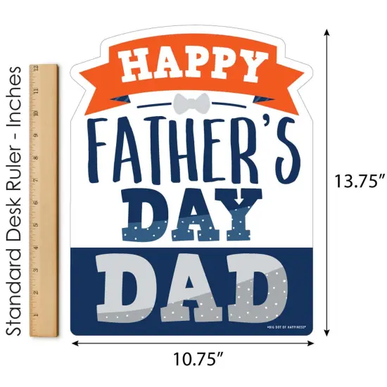 Big Dot of Happiness Happy Father's Day - Outdoor Lawn Sign - We Love Dad Party Yard Sign - 1 Piece {6}
