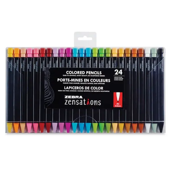 Zebra Zensations Colored Pencils - Set of 24 {1}