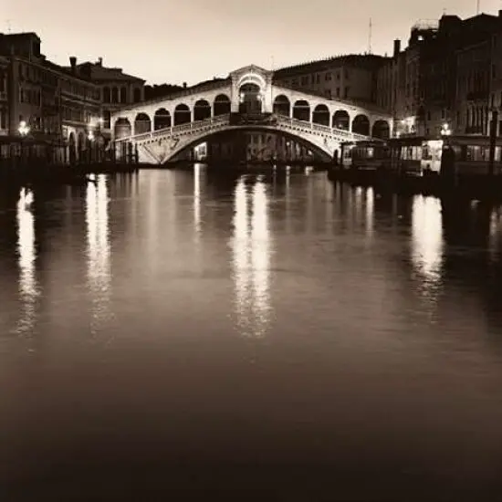 Ponte Rialto di Notte Poster Print by Alan Blaustein - Item # VARPDXB1437D {1}