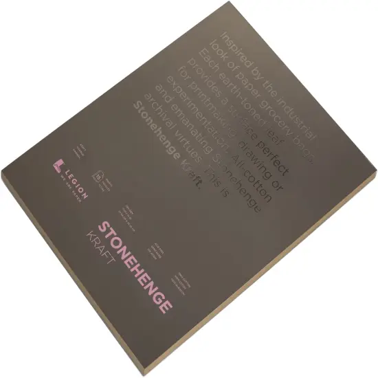 Stonehenge 100% Cotton Paper Pad 11"X14" 15 Sheets/Pkg-Kraft 250gsm {2}
