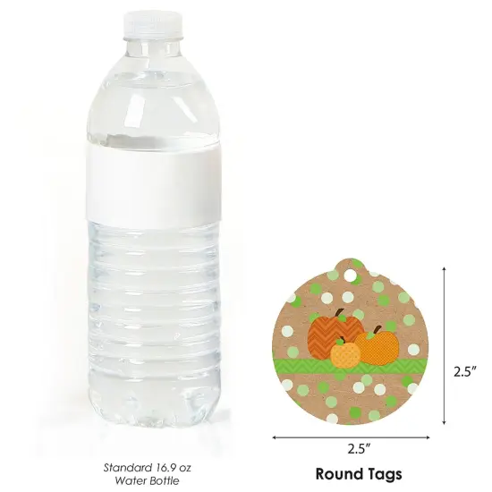 Big Dot of Happiness Pumpkin Patch - Fall, Halloween or Thanksgiving Party Favor Gift Tags (Set of 20) {4}