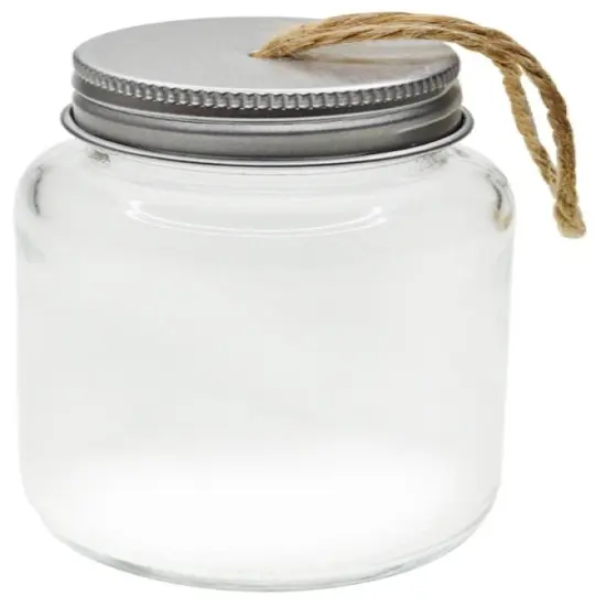 Craft Decor DIY Glass Ornament Jar W/Aluminum Cap 2"x3.35"-Empty {2}
