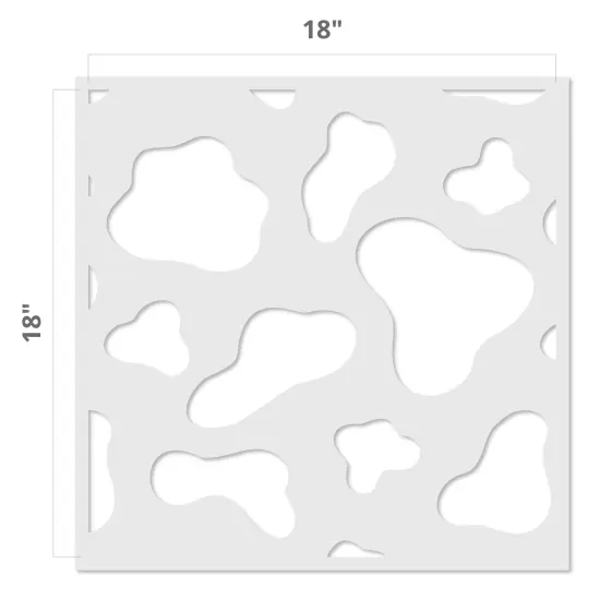 Cow Spots: Camoflage Wallpaper Wall Stencil | 3149 by Designer Stencils | Pattern Stencils | {4}