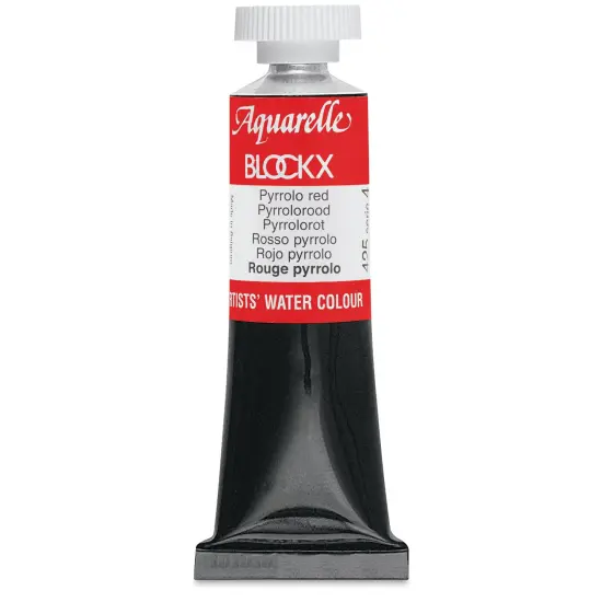 Blockx Artists' Watercolor - Pyrrolo Red, 15 ml Tube {1}