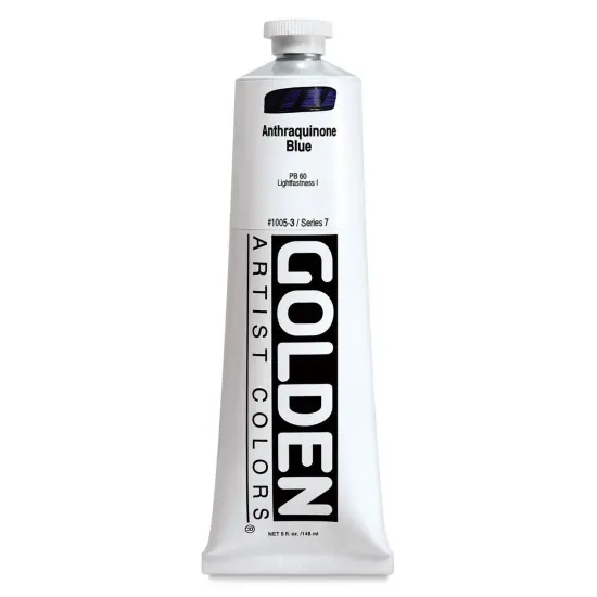 Golden Heavy Body Artist Acrylics - Anthraquinone Blue, 5 oz Tube {1}