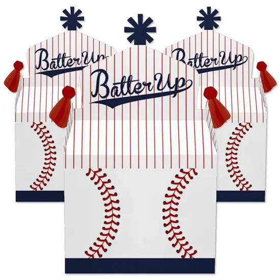 Big Dot of Happiness Batter Up - Baseball - Treat Box Party Favors - Baby Shower or Birthday Party Goodie Gable Boxes - Set of 12 {3}