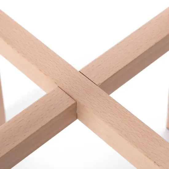 Indoor Decorative Square Planter With Wooden Stand Green {12}