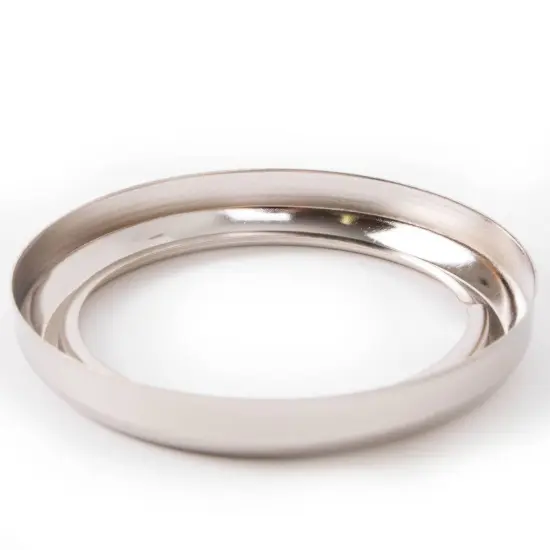 Aladdin Blade Style Burner Collar for Oil Lamps, Glue-On, N122N Nickel Finish {4}