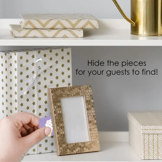 Big Dot of Happiness Scoop Up The Fun - Ice Cream - Sprinkles Party Scavenger Hunt - 1 Stand and 48 Game Pieces - Hide and Find Game {4}