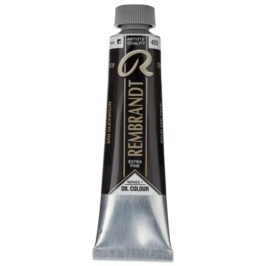 Rembrandt Artists' Oil Color - Vandyke Brown, 40 ml tube {1}