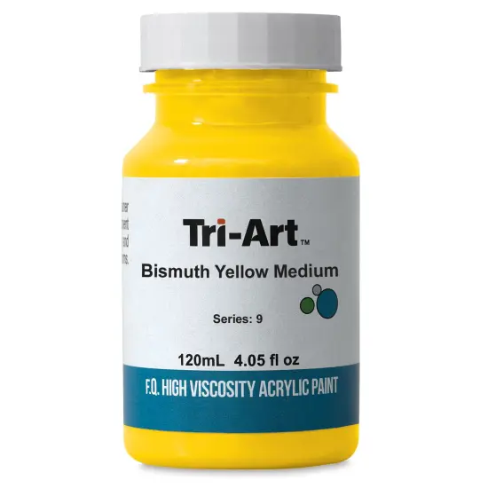 Tri-Art High Viscosity Artist Acrylic - Bismuth Yellow Medium, 120 ml jar {1}