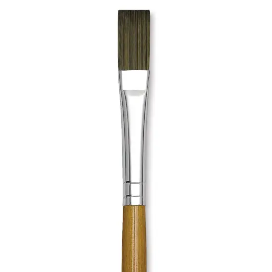 Isabey Isacryl Synthetic Brush - Long Flat, Long Handle, Size 6 {1}