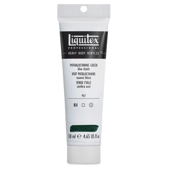 Liquitex Heavy Body Artist Acrylics - Phthalo Green (Blue Shade), 4.65 oz Tube {2}