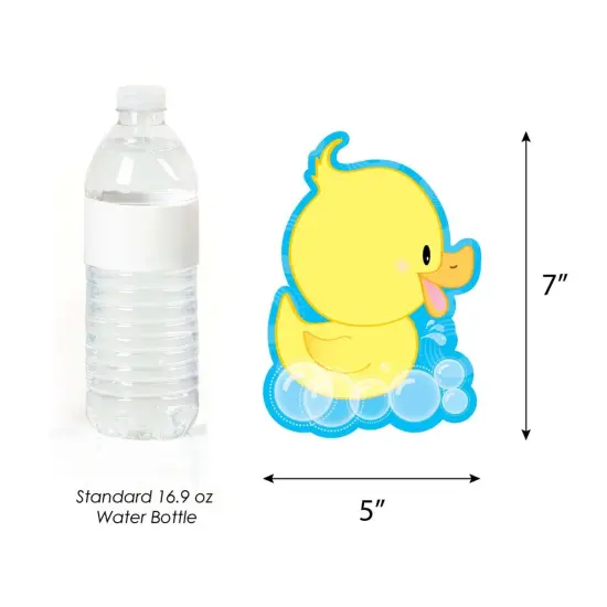 Big Dot of Happiness Ducky Duck - Decorations DIY Baby Shower or Birthday Party Essentials - Set of 20 {6}