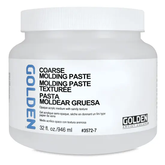 Golden Molding Paste Medium - Coarse, 32 oz jar {1}