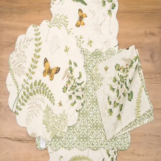 Althea Floral Cotton Reversible Napkin Set of 6 {6}