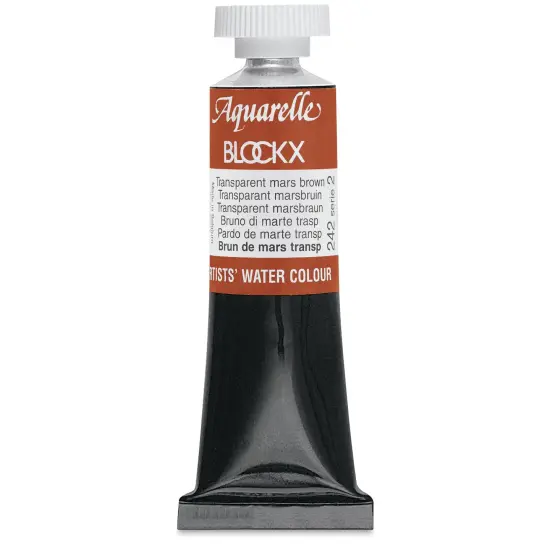 Blockx Artists' Watercolor - Transparent Mars Brown, 15 ml Tube {1}
