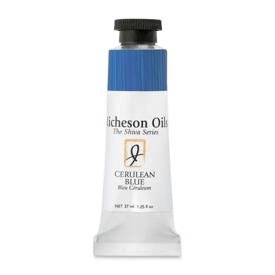 Shiva Signature Artist Oil Color - Cerulean Blue, 1.25 oz Tube {1}