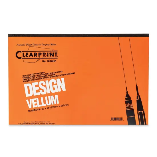 Clearprint 1000H Drafting Vellum Pad - 11" x 17", 50 Sheets {1}