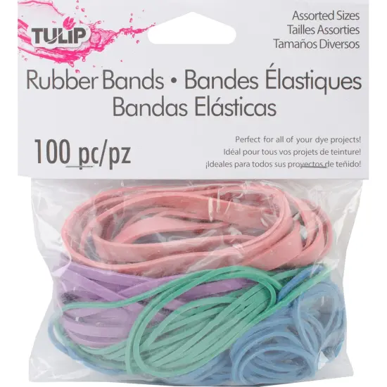 Tulip Rubber Bands 100/Pkg-Assorted Colors {1}