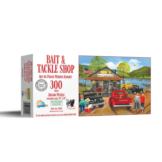 Sunsout BaitTackle Shop 300 pc Jigsaw Puzzle 22140 {3}