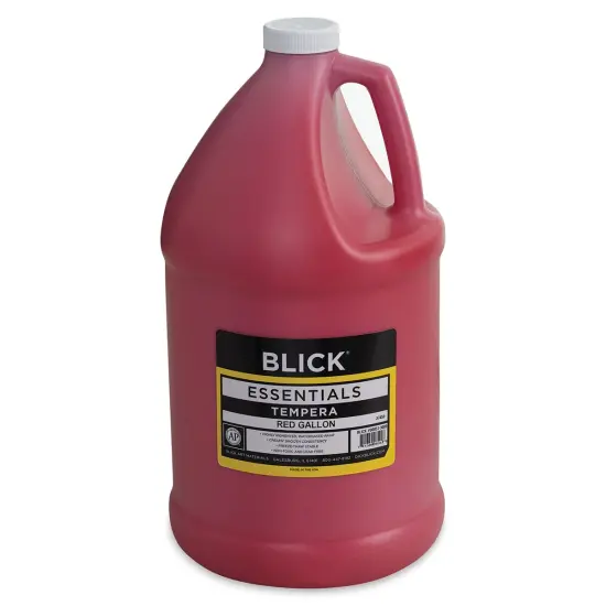 Blick Essentials Tempera - Red, Gallon {1}