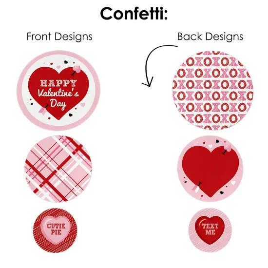 Big Dot of Happiness Conversation Hearts - Valentine&rsquo;s Day Party Decor and Confetti - Terrific Table Centerpiece Kit - Set of 30 {7}