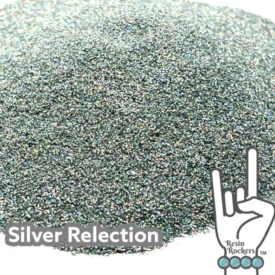Silver Reflections Holographic Pixie for Poxy Micro Fine Glitter {1}