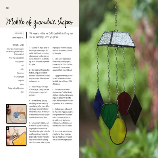 Stained Glass for Beginners: 33 Contemporary Projects Using Copper Foil {3}