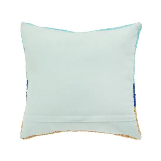 Ocean Adirondacks Hooked Throw Pillow {3}