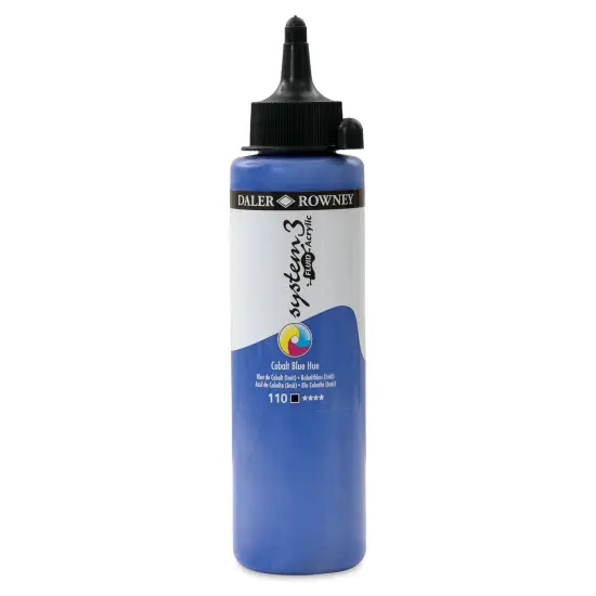 Daler-Rowney System3 Fluid Acrylic - Cobalt Blue Hue, 250 ml {1}