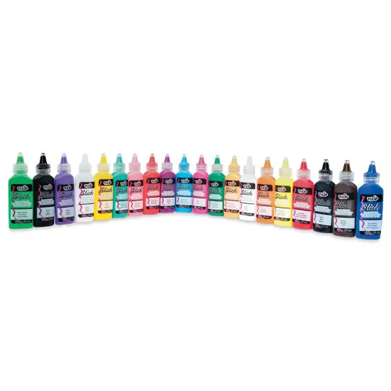 Tulip Dimensional Fabric Paint Set - Slick, Rainbow & Neon, Set of 20 {1}