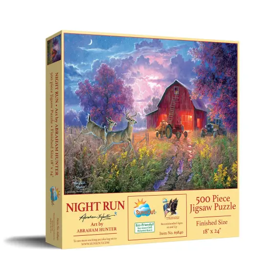 Sunsout Night Run 500 pc Jigsaw Puzzle 69840 {3}