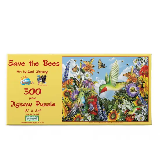 Sunsout Save the Bees 300 pc Jigsaw Puzzle 34940 {4}