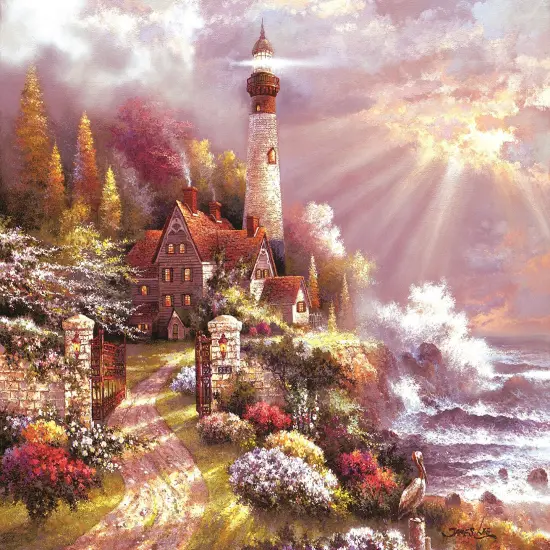 Sunsout Coastal Splendor 300 pc Jigsaw Puzzle 18036 {1}