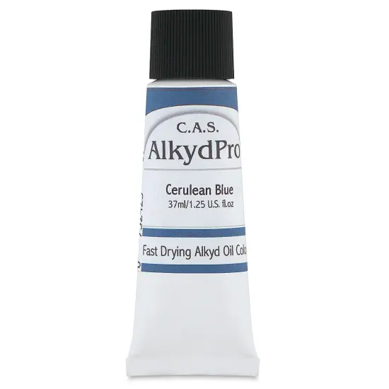 CAS AlkydPro Fast-Drying Alkyd Oil Color - Cerulean Blue, 37 ml tube {1}
