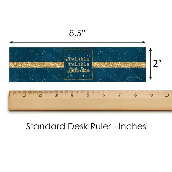 Big Dot of Happiness Twinkle Twinkle Little Star - Baby Shower or Birthday Party Water Bottle Sticker Labels - Set of 20 {6}