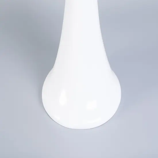 39 Tall White Narrow Unique Fiberglass Modern Floor Vase {4}