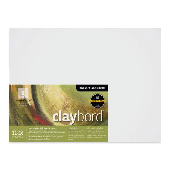 Ampersand Claybord - 12" x 16", 1-1/2" Cradled {1}