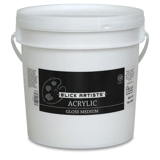 Blick Artists Acrylic Medium - Blick Acrylic Medium, Gloss, 128 oz {2}