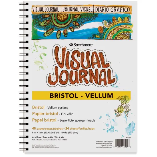 Strathmore Bristol Visual Journal - Vellum, 12" x 9" {2}