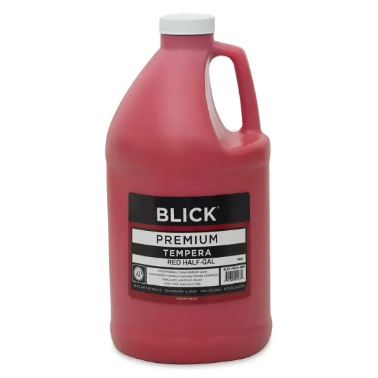 Blick Premium Grade Tempera - Red, Half Gallon {1}
