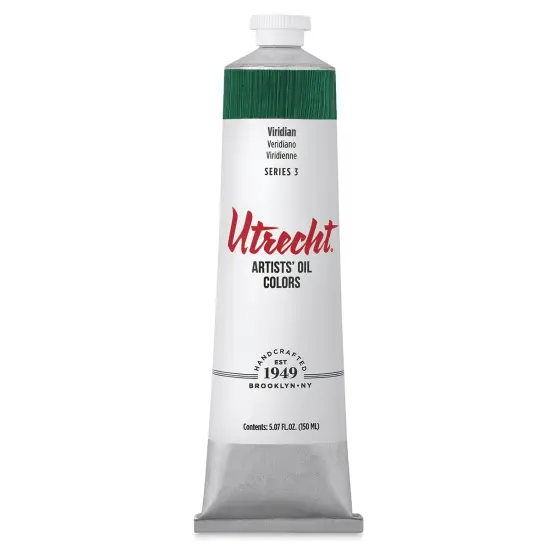 Utrecht Artists' Oil Paint - Viridian, 150 ml tube {2}