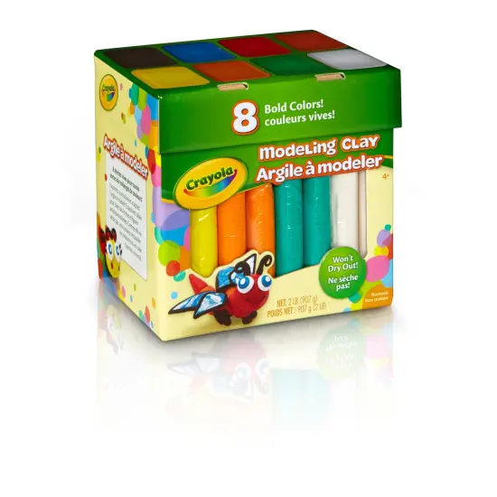 Crayola Modeling Clay Jumbo Pack 4oz 8/Pkg-Assorted Colors {2}