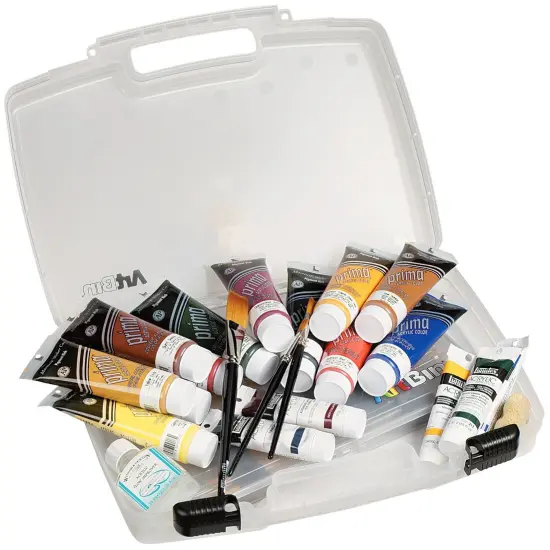 ArtBin Quick View Carrying Case-17"X3.875"X12.375" Translucent {6}
