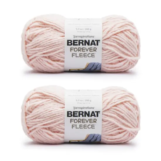 Bernat Forever Fleece Patchouli Yarn - 2 Pack of 280g/9.9oz - Polyester - 6 Super Bulky - 194 Yards - Knitting/Crochet {1}