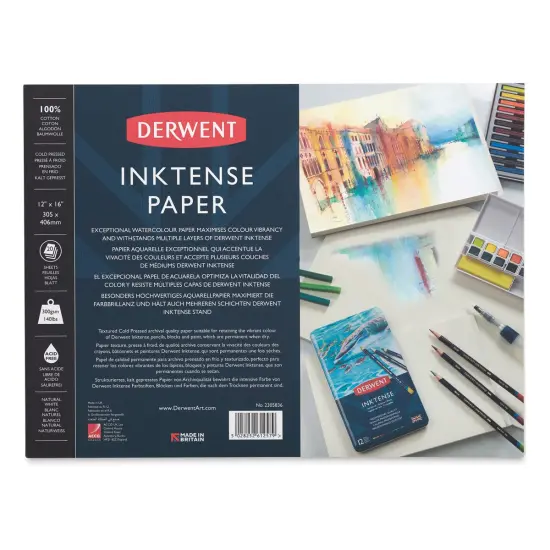 Derwent Inktense Paper Pad - 12" x 16" {1}