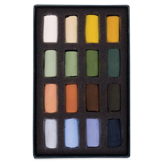 Unison Handmade Pastels - Landscape Colors, Half Stick, Set of 16 {1}