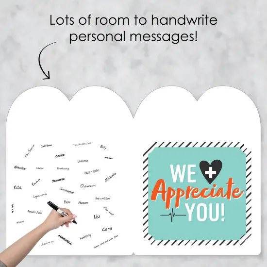 Big Dot of Happiness Thank You Doctors - Doctor Appreciation Week Giant Greeting Card - Big Shaped Jumborific Card {4}